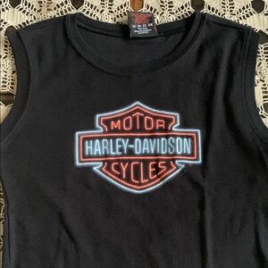 Harley-Davidson Black Tank Top Iconic Logo